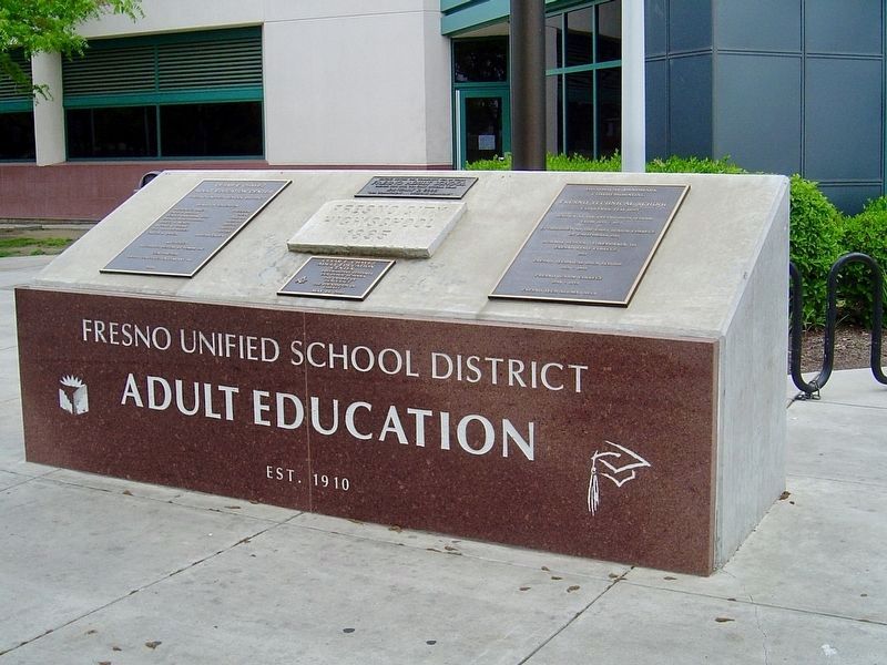 Fresno Technical School Marker image. Click for full size.