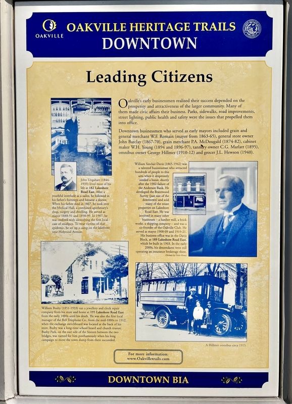 Leading Citizens Marker image. Click for full size.