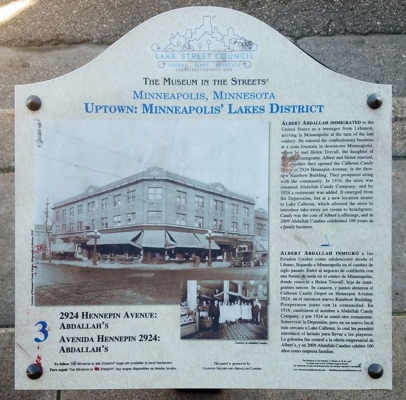 2924 Hennepin Avenue: Abdallah's Marker image. Click for full size.