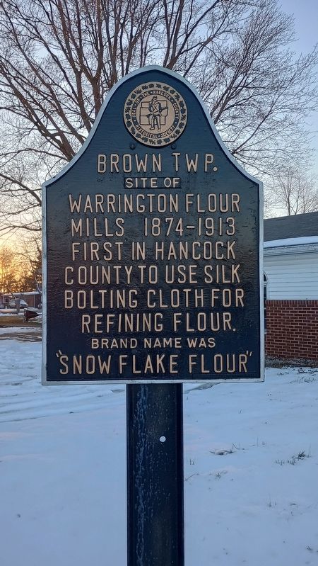 Site of Warrington Flour Mills Marker. Click for full size. Site of Warrington Flour Mills Marker image. Click for full size.