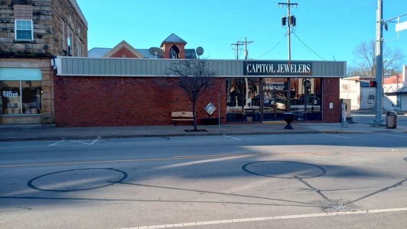 Site of Hays Building Marker. Click for full size. Site of Hays Building Marker image. Click for full size.