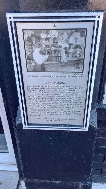 Griffin Building Marker. Click for full size. Griffin Building Marker image. Click for full size.