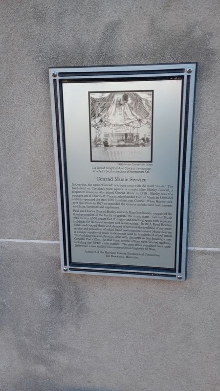 Conrad Music Service Marker image. Click for full size.