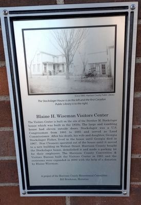 Blaine H. Wiseman Visitors Center Marker. Click for full size. Blaine H. Wiseman Visitors Center Marker image. Click for full size.