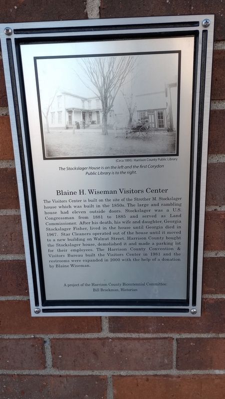 Blaine H. Wiseman Visitors Center Marker image. Click for full size.