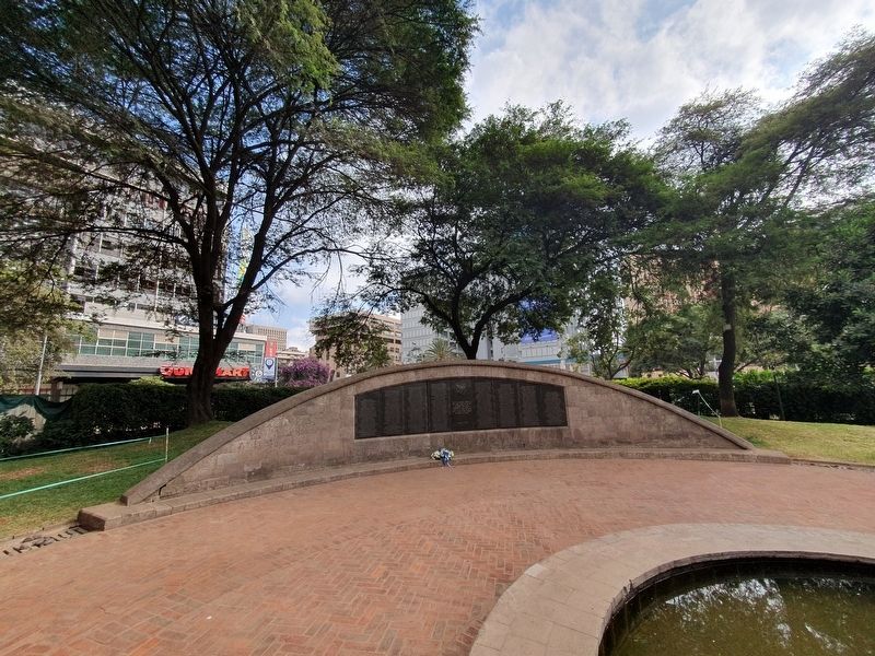 U.S. Embassy Kenya Bombing Memorial. Click for full size. U.S. Embassy Kenya Bombing Memorial image. Click for full size.