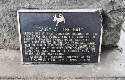 "Casey at the Bat" Marker image. Click for full size.