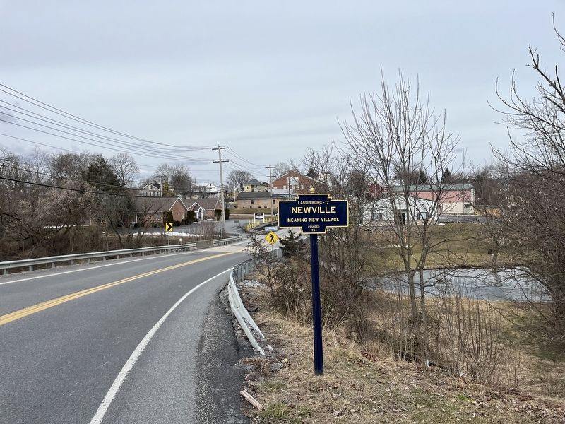 Newville Marker. Click for full size. Newville Marker image. Click for full size.