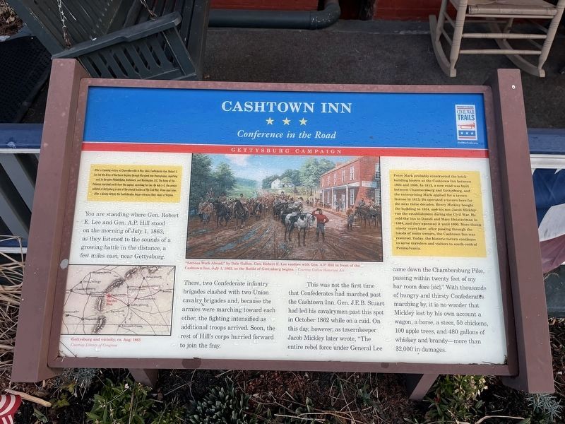 Cashtown Inn Marker image. Click for full size.