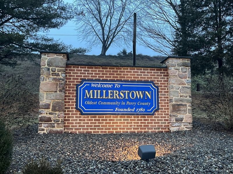 Welcome to Millerstown Marker image. Click for full size.