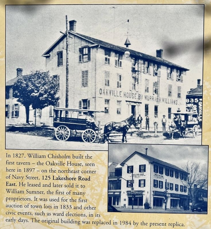 Lakeshore Road Taverns marker photo detail image. Click for full size.