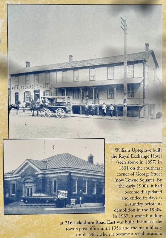 Lakeshore Road Taverns marker photo detail image. Click for full size.