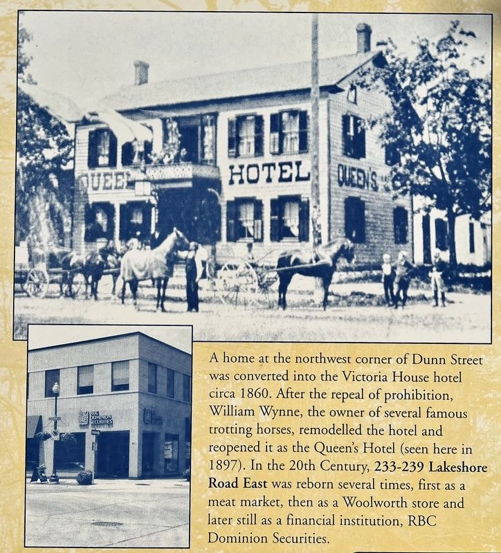 Lakeshore Road Taverns marker photo detail image. Click for full size.