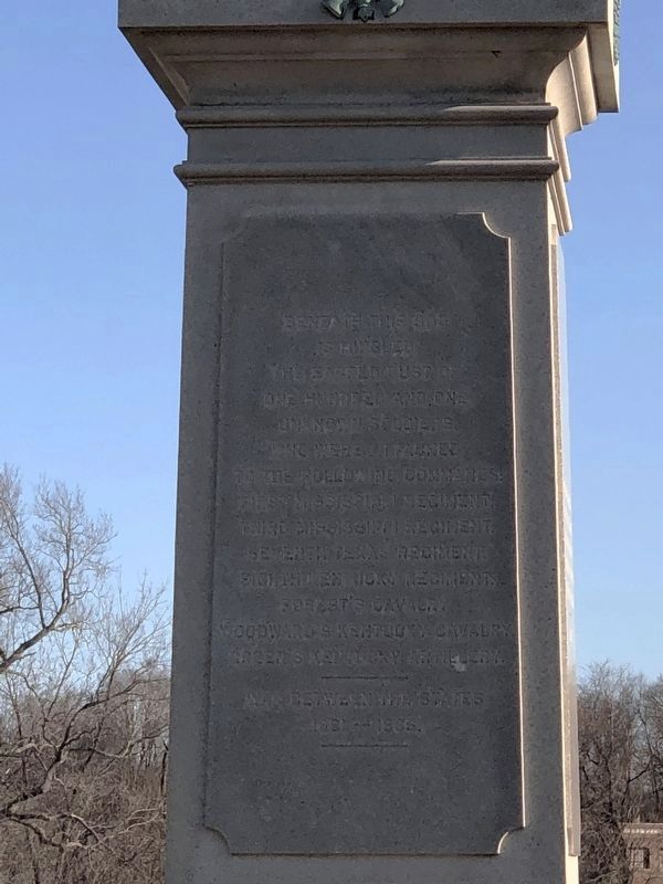 Latham Confederate Monument (North Side) image. Click for full size.