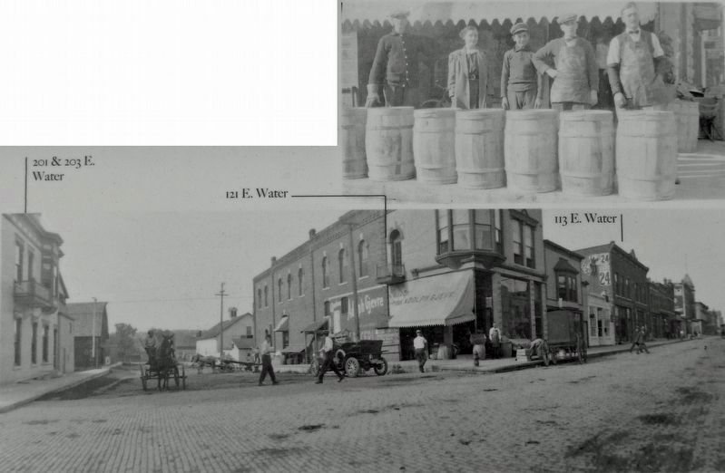 Marker detail: Gjevre Grocery Store. Click for full size. Marker detail: Gjevre Grocery Store image. Click for full size.