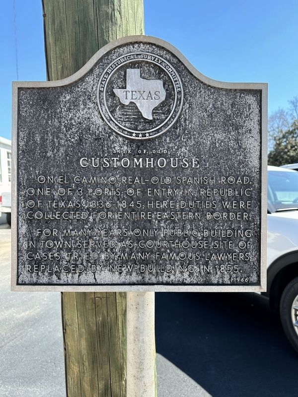 Site of Old Customhouse Marker image. Click for full size.
