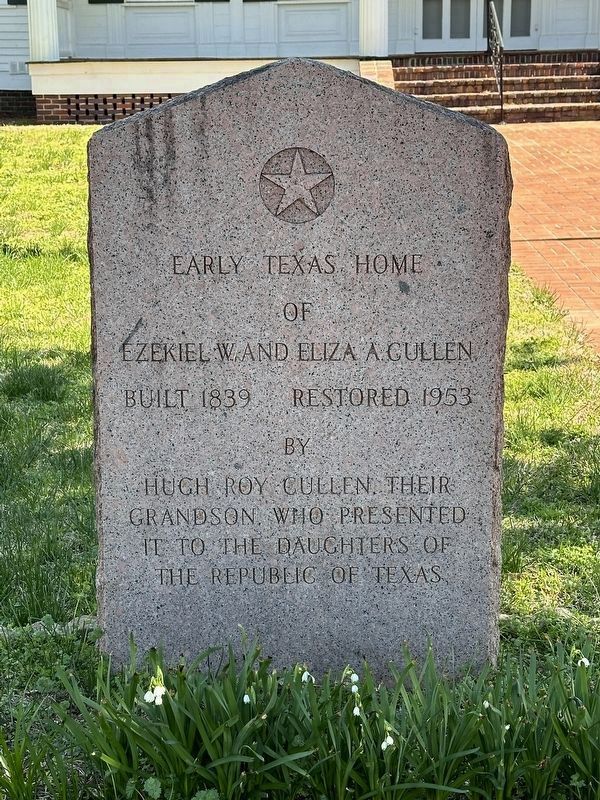 Dedication Marker in Front Yard. Click for full size. Dedication Marker in Front Yard image. Click for full size.