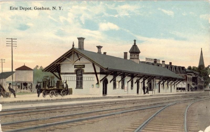 Erie Depot, Goshen, N.Y. image. Click for full size.