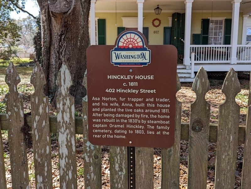 Hinckley House Marker. Click for full size. Hinckley House Marker image. Click for full size.