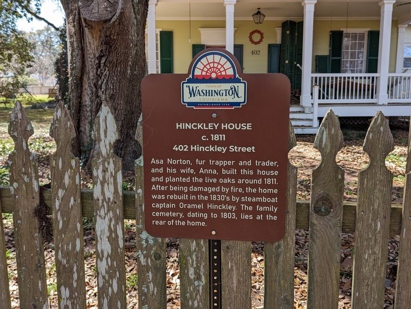 Hinckley House Marker image. Click for full size.