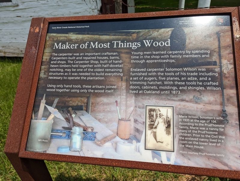 Maker of Most Things Wood Marker image. Click for full size.