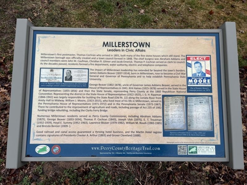 Millerstown Marker image. Click for full size.