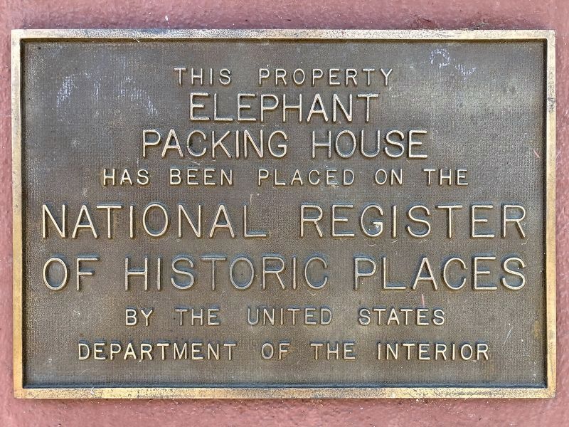 Elephant Packing House Marker. Click for full size. Elephant Packing House Marker image. Click for full size.