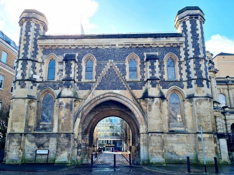 Abbey Gateway. Click for full size. Abbey Gateway image. Click for full size.