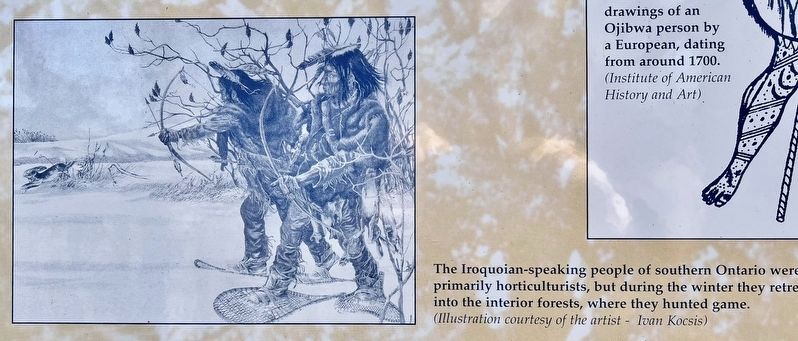 Early Contact Period (1610-1700) marker detail image. Click for full size.