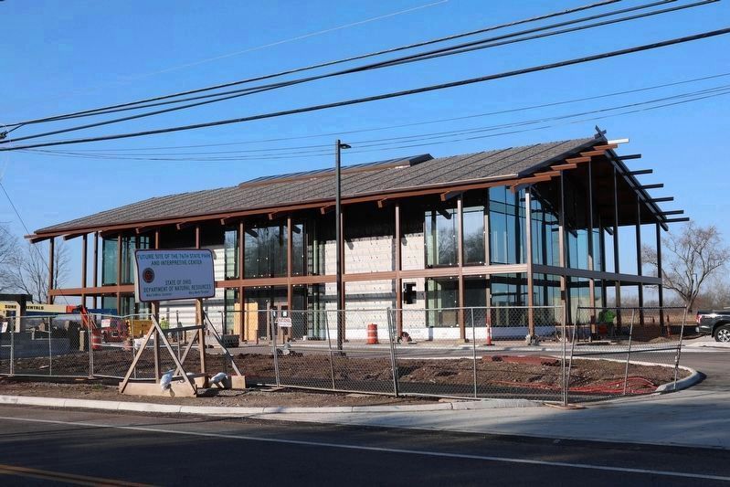 New Great Council State Park Interpretive Center under construction. Click for full size. New Great Council State Park Interpretive Center under construction image. Click for full size.