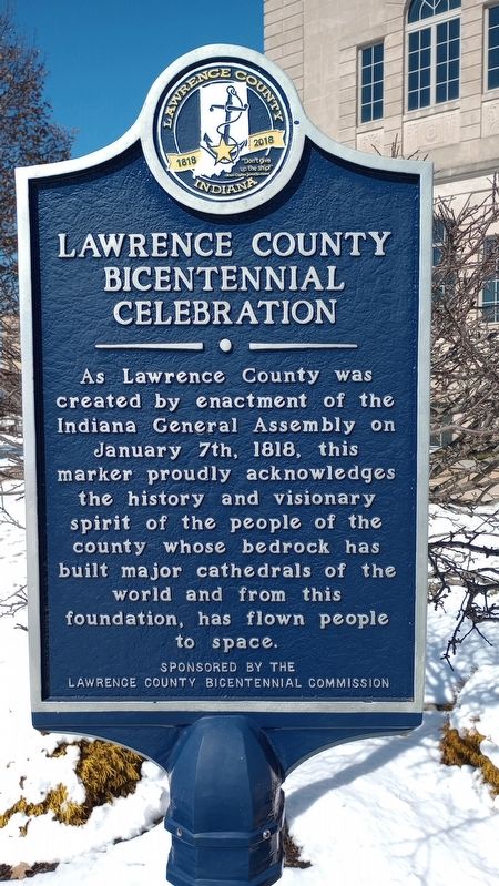 Lawrence County Bicentennial Celebration Marker image. Click for full size.