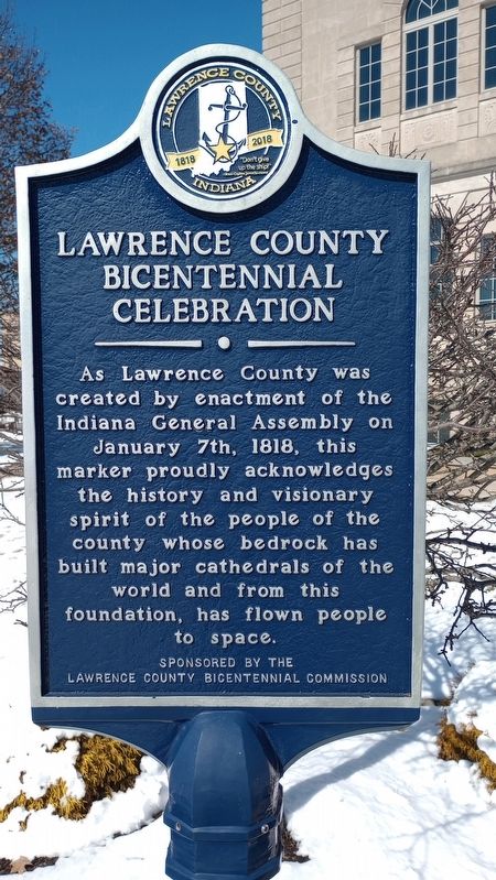 Lawrence County Bicentennial Celebration Marker image. Click for full size.