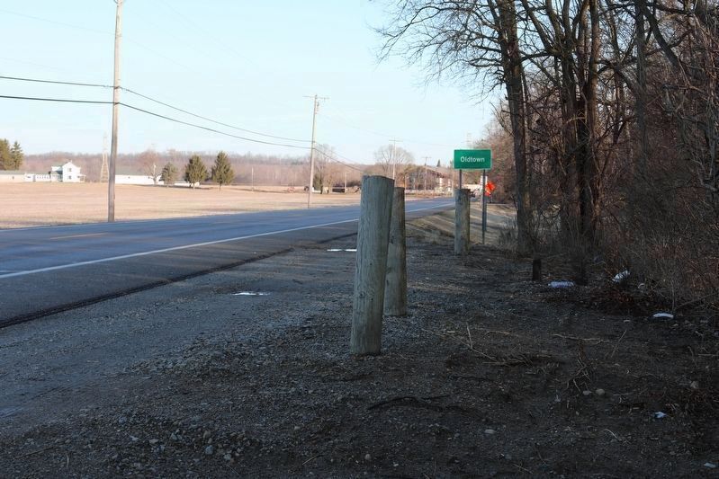 Original Location of This Marker (north view) image. Click for full size.