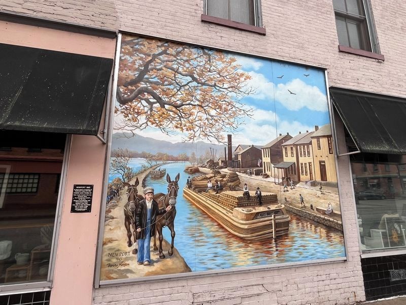 <i>Newport 1885</i> Mural image. Click for full size.