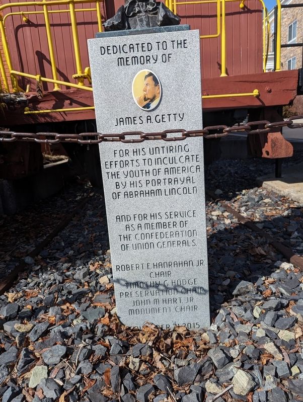 Dedicated to the memory of James A, Getty Marker. Click for full size. Dedicated to the memory of James A, Getty Marker image. Click for full size.