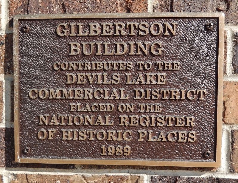 Gilbertson Building Marker image. Click for full size.