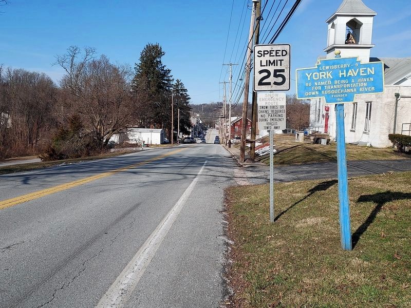 York Haven Marker. Click for full size. York Haven Marker image. Click for full size.
