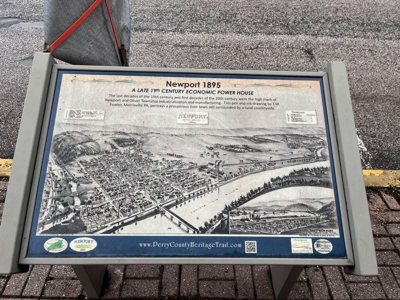 Newport 1895 Marker. Click for full size. Newport 1895 Marker image. Click for full size.