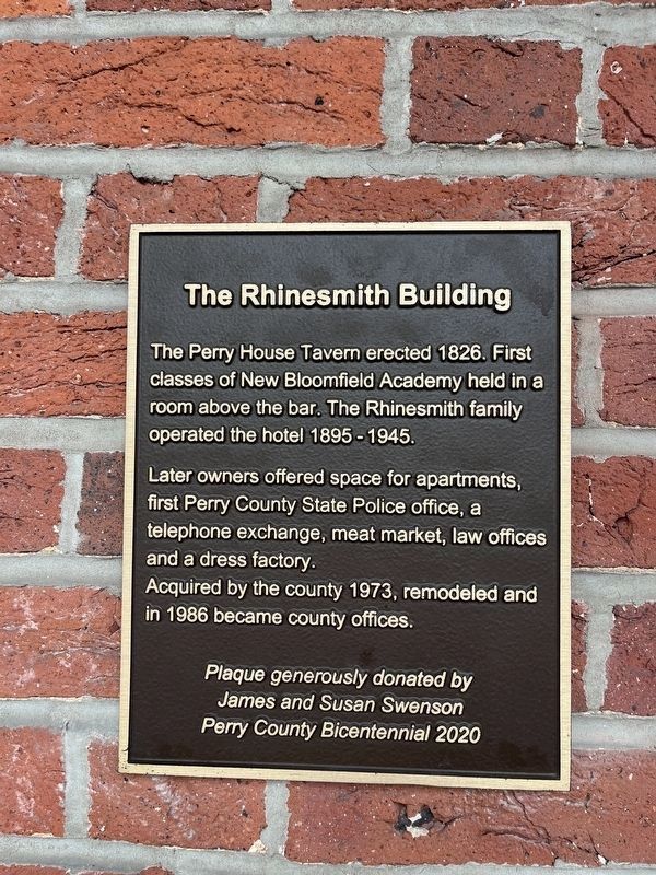 The Rhinesmith Building Marker. Click for full size. The Rhinesmith Building Marker image. Click for full size.