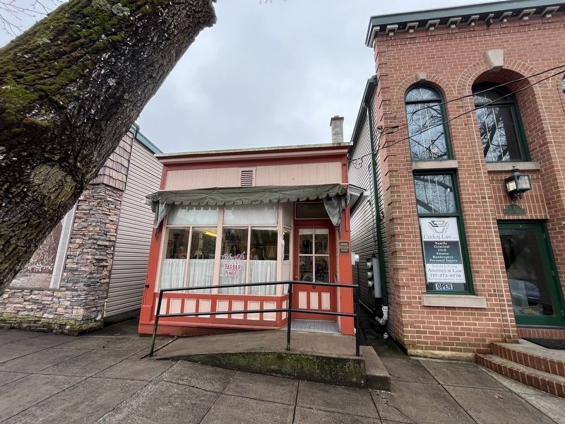Stoops' Barber Shop. Click for full size. Stoops' Barber Shop image. Click for full size.