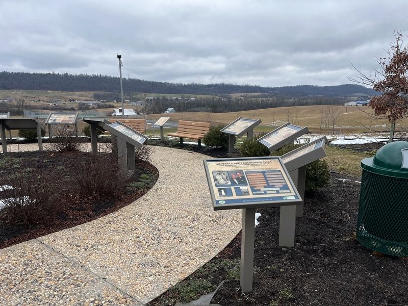 The Perry County Bicentennial Plaza Marker. Click for full size. The Perry County Bicentennial Plaza Marker image. Click for full size.