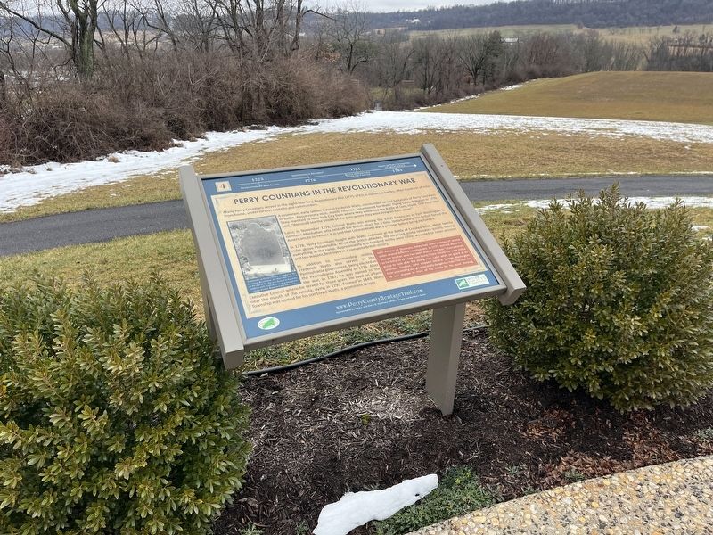 Perry Countians in the Revolutionary War Marker. Click for full size. Perry Countians in the Revolutionary War Marker image. Click for full size.