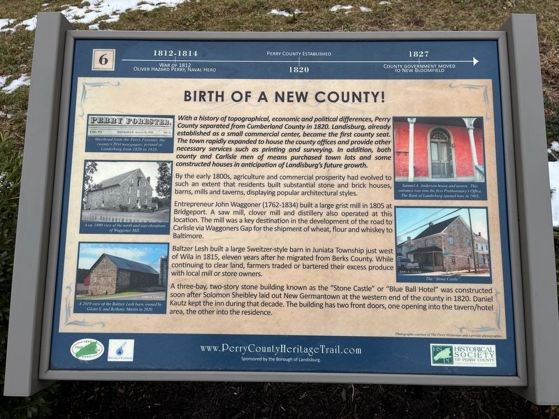 Birth of a New County! Marker image. Click for full size.
