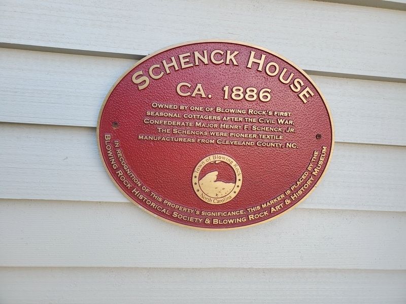 Schenck House Marker image. Click for full size.