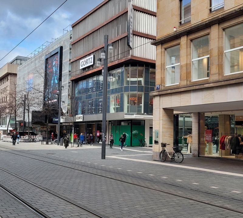 Strohmarkt und Planken / Straw Market and Planks Marker image. Click for full size.