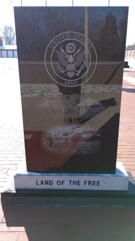 United States Army Marker, Side One. Click for full size. United States Army Marker, Side One image. Click for full size.
