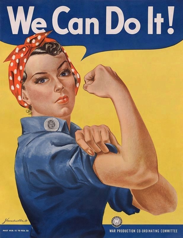 Rosie the Riveter. Click for full size. Rosie the Riveter image. Click for full size.