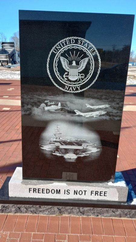 United States Navy Marker, Side One image. Click for full size.