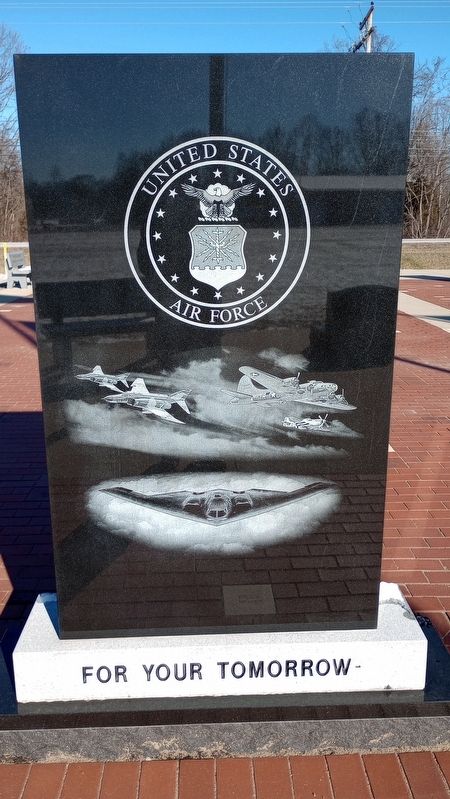 United States Air Force Marker, Side One image. Click for full size.