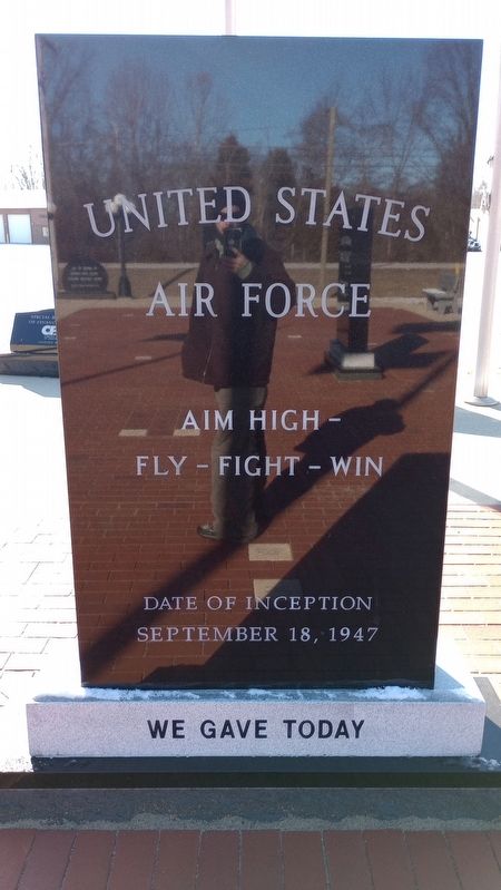 United States Air Force Marker, Side Two image. Click for full size.